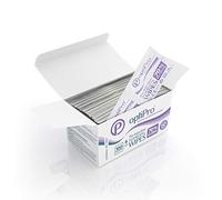 Lingettes Alcool Isopropylique 70% Pré-Injection OptiPro - Lingettes de Nettoyage pour la Peau et les Mains - Emballées Individuellement (Lot de 100)