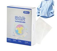 Lingettes Anti-décoloration Lessive 30 Pièces - Lingette Capture Couleur Protection Textile | Protection Universelle Contre Dégorgement Teinture | Feuilles Tissu Non-tissé Pour Lavage Machine Mixte