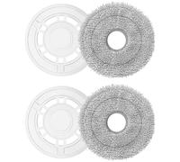 Lingettes avec support de rechange, disques pour aspirateur Ecovacs Deebot N30 PRO/N30 OMNI/N30 PRO OMNI/T30 Pro Omni/T30 Omni/T30S/T30S Combo Pièces de rechange, tampon de nettoyage du sol