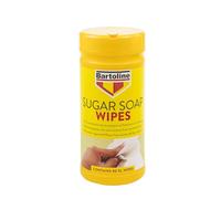 Lingettes Bartoline Sugar Soap 80XL - Lingettes nettoyantes et dégraissantes avant peinture pour le bois, le métal et le plastique - 80 lingettes extra-larges
