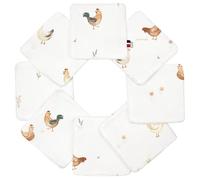 Lingettes bébé lavables 8 pièces gallina écru TU