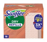 Lingettes bois et parquet Swiffer Dry, boite de 18