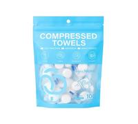 Lingettes Comprimées - 100 Pièces Absorbantes Et Épaisses Mini Portables | Serviettes De Toilette Compressées Pour Voyage Et Camping | Randonnée Sac À Dos Sport Salle De Sport Vacances