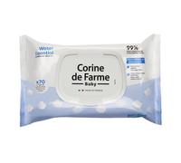 Lingettes - Corine de Farme - Essential - 99% Eau - Hypoallergéniques - Pack de 70