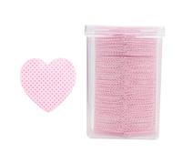 Lingettes de colle pour extensions de cils - Nettoyant pour cils - Tissu non tissé pour extension de cils - Flacon de vernis à ongles pour dissolvant de vernis gel
