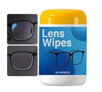 Lingettes de nettoyage de lunettes | 40 pièces contre la buée et résistant aux lunettes - Lingettes de nettoyage et lunettes, pour ordinateur portable, appareil photo, salle de gym, école, voyage