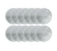Lingettes de nettoyage en fibres for robot de nettoyage de vitres, paquet de 12, compatibles avec Liectroux (YW610, HCR-10, HCR-09)(1pcs)