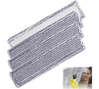 Lingettes De Rechange En Microfibre For Aspirateurs De Vitres ForKärcher WV2, WV5 Et WV6 Plus Premium - Compatibles Avec Les Aspirateurs De Vitres ForKärcher(Grey-3PCS)