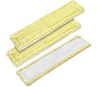 Lingettes De Rechange En Microfibre For Aspirateurs De Vitres ForKärcher WV2, WV5 Et WV6 Plus Premium - Compatibles Avec Les Aspirateurs De Vitres ForKärcher(Yellow-3PCS)