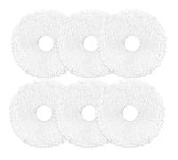 Lingettes de Rechange pour Eurek a J12 Ultra et Mide a V12, Accessoires pour Aspirateur Robot, Lingettes en Microfibre Douce, lot de 6