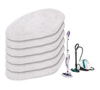 Lingettes de rechange réutilisables en microfibre compatibles avec le nettoyeur vapeur POLTI Vaporetto, lavables (lot de 6).