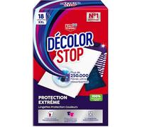 Lingettes Décolor Stop - Protection Couleurs Extrême - Lot de 18