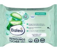 Lingettes démaquillantes 3 en 1 rafraîchissantes, 25 pièces - Marque DM Allemagne - Compatible avec balea - Abschminktücher 3in1 erfrischend, 25 St