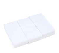 Lingettes Démaquillantes Ongles, 630 Pièces Cotons à Démaquiller pour Vernis Semi-Permanent, Idéales pour Manucure et Pédicure, Blanc