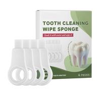Lingettes dentaires - Éponge nettoyante pour dents 2,5 x 5 cm, usage général | Lingettes de nettoyage en éponge pour les voyages d'affaires, la maison, l'école