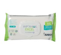 Lingettes désinfectantes nettoyantes Wip'Anios Excel, étui de 50
