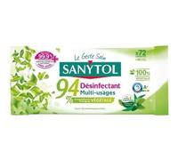 Lingettes désinfectantes eucalyptus x72