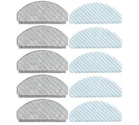 Lingettes en microfibre pour OZMO pour aspirateur robot t10 en microfibre | Ajustement parfait pour t10 Plus, microfibre douce, protège les sols, lavable, durable lot de 10