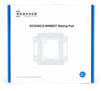 ECOVACS Lot de 2 supports de chiffon de nettoyage en microfibre pour WINBOT W3 Omni