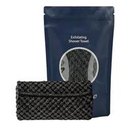Lingettes exfoliantes et absorbantes pour un nettoyage en profondeur du dos | Serviette de douche pour frotter et laver le dos | Pour adultes et cadeaux familiaux