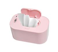 Lingettes humides chauffantes pour bébé Boîte isolante sans écran d'affichage Alimentation USB Version à température constante Confort et sécurité pour bébé Vert (Température réglable)