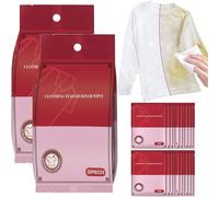 Lingettes humides détachantes, lingettes humides portables pour enlever les taches d'urgence, détachant rapide W-ipes, détachant instantané pour vêtements, chaussures et draps de lit (2)