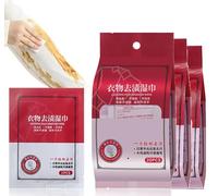 Lingettes humides détachantes pour vêtements | Lingettes de nettoyage emballées individuellement | Mini lingettes détachantes | Détachant d'urgence StainRescue | Agent de nettoyage à sec pour doudoune