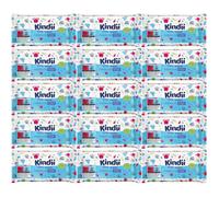 Lingettes humides pour bébés et enfants Kindii 99% EAU AloeVera 16pcs