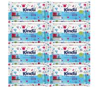 Lingettes humides pour bébés et enfants Kindii 99% EAU AloeVera 8pcs