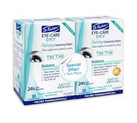 Lingettes hygiéniques et hydratantes pour les paupières Dr. Fischer - Nettoyez la zone oculaire des sécrétions oculaires. Enrichi en humidité pour nettoyer et hydrater efficacement (lot de 2)