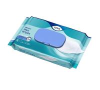 Lingettes Imprégnées 3 en 1 - Tena - Nettoyantes et Hydratantes - Peaux Matures - Hypoallergéniques - Douces