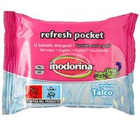 Lingettes inodorines rafraîchir la Poche Talc 15pc