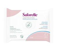 Lingettes Intimes Jetables Ultra Douces x10 Format Poche Saforelle