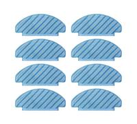 Lingettes lavables compatibles avec les aspirateurs robots ECOVACS DEEBOT OZMO T8 Max T8 AIVI T9 MAX T9 AIVI, tampons et chiffons de nettoyage, pièces de rechange(8pcs)