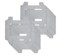 Lingettes Lavables En Microfibre 12 Pièces Chiffons De Nettoyage, Compatibles For Ecovacs For Winbot W2S/W2S Omni, Utilisation De Remplacement De Robot De Nettoyage De Vitres