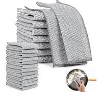 Lingettes Métalliques Wet and Wet, Lingettes Métalliques, Multi-Usages, pour La Vaisselle, Le Récurage, Le Nettoyage, Sèches, Résistantes Aux Rayures