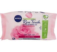 NIVEA MicellAir Rose Touch lingettes démaquillantes micellaires visage 25 pcs