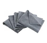 Lingettes microfibres grises sans coutures Dalta RM75G - 5 pièces