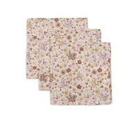 Lingettes Mousseline Bébé Jollein - Flower Fairies - Lot de 3-31x31 cm - Mousseline - 100% Coton - Langes Bébé - Certifiée OEKO-TEX
