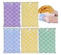 Lingettes multi-usages en fil métallique pour lave-vaisselle, brosse à récurer double face, absorbantes, anti-rayures et réutilisables | pour cuisinière, cuisine, comptoir, évier, verre, bol de