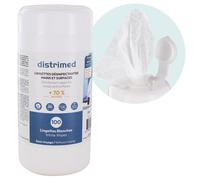 Lingettes nettoyantes désinfectantes Distrimed (boite de 100)