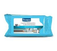 Starwax Lingettes imprégnées nettoyantes et désinfectantes multi-usages - 50 lingettes