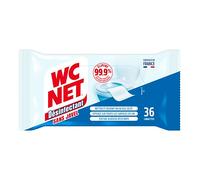 Lingettes nettoyantes désinfectantes WC Net - Paquet de 36
