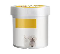 Lingettes nettoyantes efficaces pour éliminer les poils d'animaux et les taches de larmes. Tissu non tissé doux et épais pour une utilisation intérieure et extérieure. Idéal pour les (Yellow, 8X7X7cm)