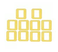 Lingettes Nettoyantes For Vitres Robotisées Square Clean Wipes, Accessoires For Lave-vitres, Compatibles Avec Purerobo, W-S3S, W-S8S, W-S9S, Haute Absorption(Yellow mop A 10 Pcs)