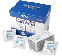 Lingettes Nettoyantes Humidifiées pour Verre - [Lot de 210] Lingettes Emballées Individuellement pour Nettoyer Objectif, Lunettes, Appareil Photo, Téléphone et Tablette, (Packaging May Vary)