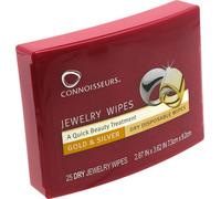 Lingettes Nettoyantes Pour Bijoux 25 Lingettes De Polissage Pour Bijoux Or Et Argent Anti-Ternissement Sec, Jetable & Non Toxique