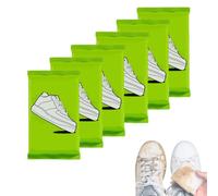 Lingettes nettoyantes pour chaussures, lingettes nettoyantes pour baskets, lingettes premium pour éliminer la saleté, les taches, les éraflures et l'entretien (6 Packs)