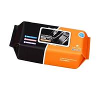 Lingettes nettoyantes pour cuir de voiture - Lingettes pour le nettoyage du cuir, 50 unités après-shampooing pour tissus d'ameublement, lingetes humides pour le nettoyage de voiture, lingttes nettoy
