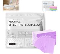 Lingettes Nettoyantes Solubles Pour Sol Lot 100 PièCes,Formule ConcentréE Efficace,Convient Parfaitement Pour Carrelage,Parquet,Stratifié Et Tous Types De RevêTements (purple,200p)
